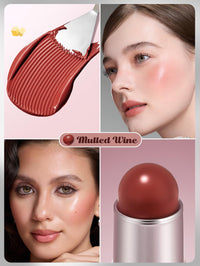 Thumbnail for SHEGLAM Buttery Bliss Blush Stick Cream Milk Makeup Blush-Chestnut Flush