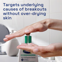 Thumbnail for Cetaphil Gentle Clear Pore Clearing Acne Cleanser, Foaming Gel Cleanser for Sensitive, Acne-Prone Skin, 8 Fl Oz Pump Bottle, 2% Salicylic Acid, Gently Exfoliates, Dermatologist Recommended Brand