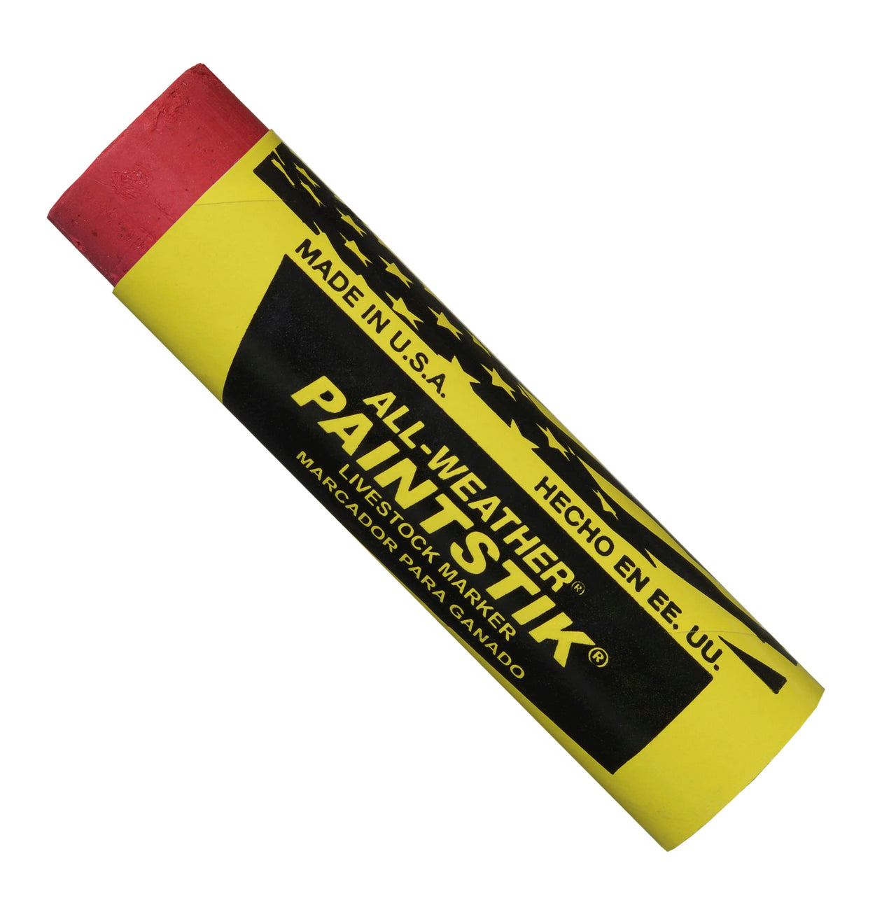 All-Weather Paintstik 61022- Livestock Marker, Highly Visible, Nontoxic Paint for Marking Animal Skin, Hide, Pelt, Wet & Dry- Ideal for Cattle Heat Detection, Red (12 Pk) Made in USA