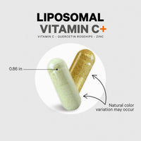 Thumbnail for Codeage Liposomal Vitamin C 1500mg with Zinc, Elderberry, Citrus Bioflavonoids Grapefruit, Lemon, Orange Powder, Quercetin & Rose Hips Fruit – Vegan Supplement - Non-GMO, Vegan Pills, 180 Capsules