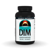 Thumbnail for Source Naturals DIM, Diindolylmethane 200mg with BioPerine, Vitamin E & More - 120 Tablets