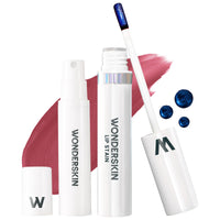 Thumbnail for Wonderskin Wonder Blading All Day Lip Stain Peel Off Masque and Reveal Kit- Long Lasting, Waterproof Pink Lip Tint, Transfer Proof Natural Makeup Stain Kit (Charming)