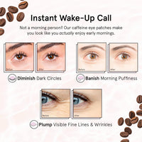 Thumbnail for grace & stella Caffeine Under Eye Patches - Awakening Eye Patches for Puffy Eyes and Dark Circles, Under Eye Mask Patches with Niacinamide & Hyaluronic Acid - Teen Girl Gifts, Vegan (Bronze, 24 Pairs)