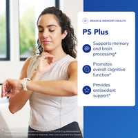 Thumbnail for Pure Encapsulations PS Plus | Hypoallergenic Formula for Memory, Brain Processing and Overall Cognitive Function* | 60 Capsules