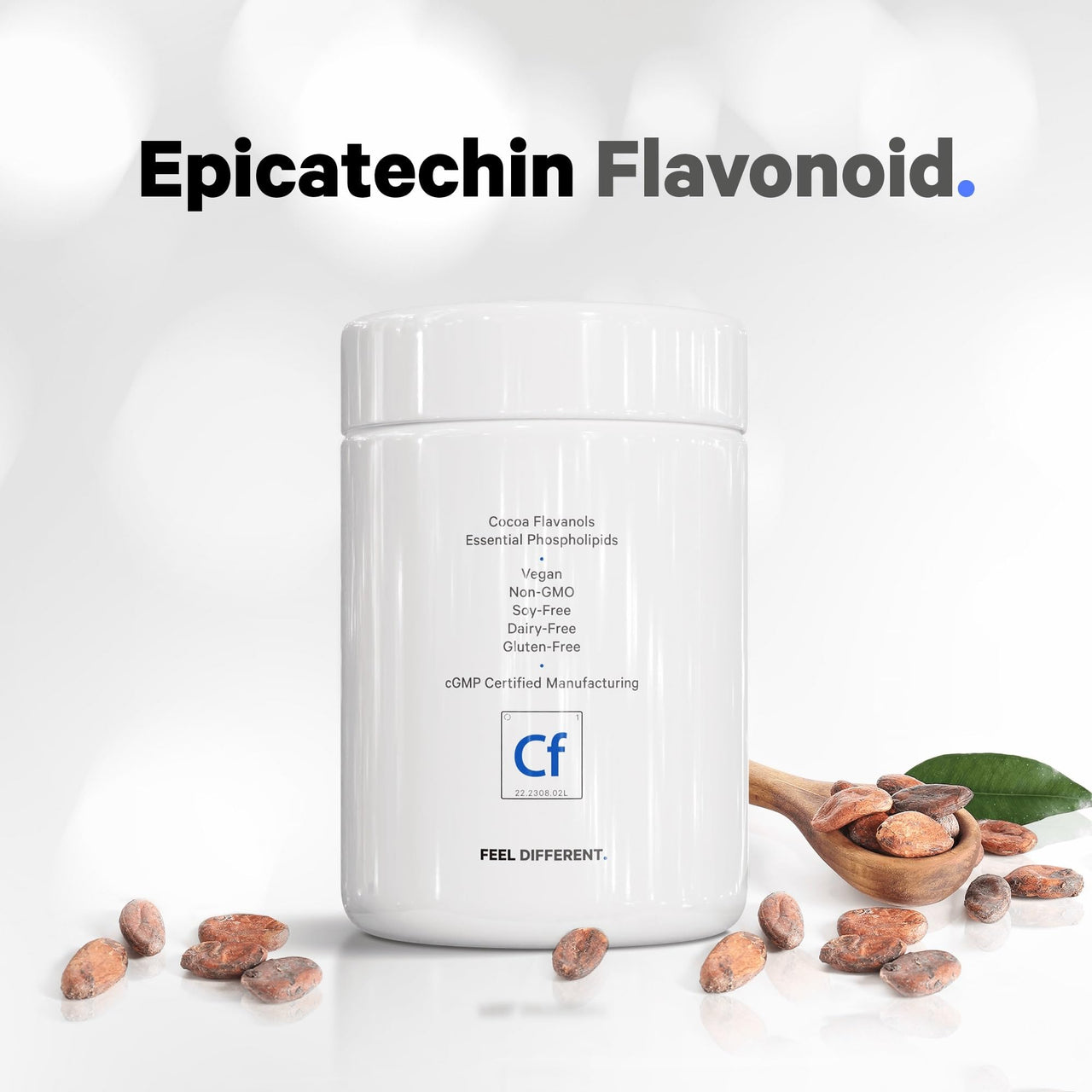 Codeage Liposomal Cocoa Flavanols Supplement - Cocoa Flavanols - Epicatechin Flavonoid - CocoHeart Flavanol Formula - Cocoa Beans - Vegan, Non-GMO - 90 Capsules