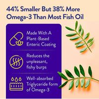 Thumbnail for InnovixLabs Ultra Strength Omega 3 Fish Oil Supplements - Enteric Coated Burpless Fish Oil - IFOS Certified Omega 3 Fatty Acid Supplements - 200 Omega 3 Supplement Pills