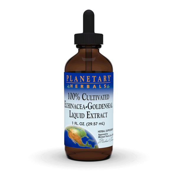 Planetary Herbals 100% Cultivated Echinacea-Goldenseal Liquid Extract, 1 Fluid Ounce