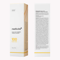 Thumbnail for medicube Facial Cleanser Kojic Acid Turmeric Whip Cleanser | Cleansing Foam for Brightening, Balancing | Fade Appearance of Uneven Patches & Ideal for Use After Spot Care | Korean Skincare, 4.23 oz