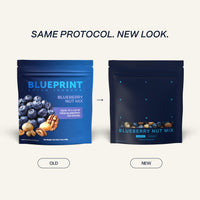 Thumbnail for Blueprint Bryan Johnson Blueberry Nut Mix - Real Blueberries, Roasted Macadamia Nuts and Walnuts - No Additives or Added Sugars - Keto and Paleo Friendly - 170mg Polyphenols (30 Servings)