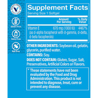 Thumbnail for The Vitamin Shoppe Vitamin E 1,000IU - Antioxidant Support for Skin Health & Immune Function, Daily Vitamin (60 Softgels)