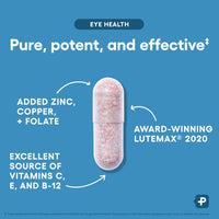 Thumbnail for Physician's Choice Eye Health - Lutein, Zeaxanthin & Bilberry Extract - Supports Eye Strain, Dry Eyes, and Vision Health - 2 Award-Winning Clinically Proven Eye Vitamin Ingredients - Carotenoid Blend