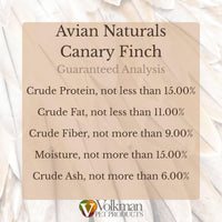 Thumbnail for Volkman Avian Naturals Canary Finch 4lb