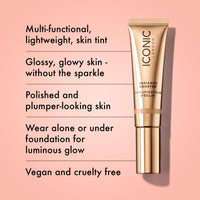 Thumbnail for ICONIC LONDON Radiance Booster | Liquid Radiance Lightweight Skin Tint for a Glowy Makeup Look, Cruelty Free, Vegan Makeup (Honey Glow) 30 mL/ 1.01 Fl Oz