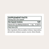 Thumbnail for THORNE - Vitamin B12 - as Methylcobalamin - Supports Heart & Nerve Health, Blood Cell Function, Healthy Sleep & Methylation* - Gluten, Dairy & Soy-Free - 60 Servings