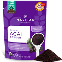 Thumbnail for Navitas Organics Acai Powder, 4oz. Pouch, 38 Servings