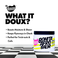 Thumbnail for The Doux Curl Defining Cream & Pomade for Curly Hair – BONITA AFRO BALM Hair Moisturizer for Twist-Outs, Braid Styles & Flyaway Control – Curl Cream for Curly Hair & Coils
