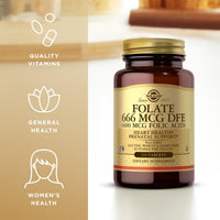 Thumbnail for Solgar - Folic Acid, 400 mcg