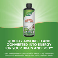 Thumbnail for Nature’s Way Organic MCT Oil, Brain and Body Fuel*, Liquid Coconut MCT Oil with C8 Caprylic & C10 Capric Acids, 14 g Medium Chain Triglycerides per Serving, Keto & Paleo Certified, Non-GMO, 16 Fl Oz