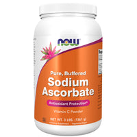 Thumbnail for NOW Foods Supplements, Sodium Ascorbate Powder, Buffered, Antioxidant Protection*, 3-Pound