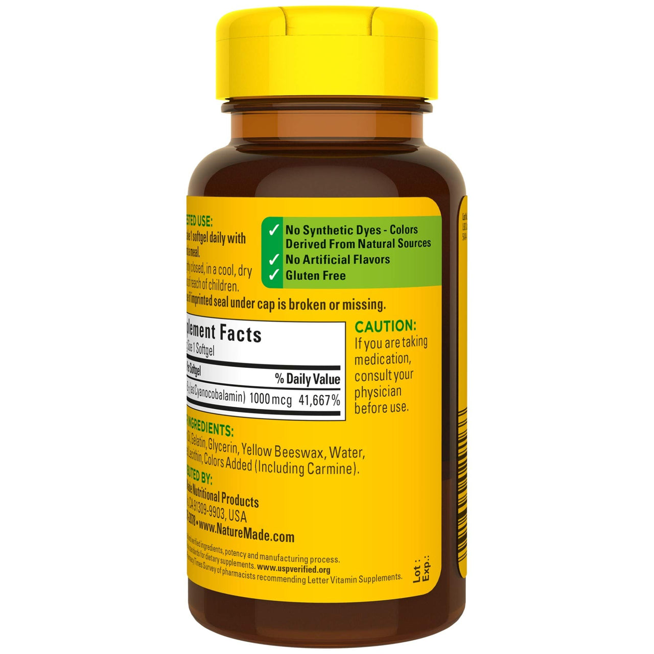 Vitamin B12 1000 mcg Softgels, 150 Count Value Size