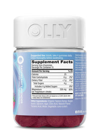 Thumbnail for OLLY Relaxing Magnesium Gummies, Supports Muscle Relaxation*, Magnesium Citrate, Raspberry Lavender Flavor, 15 Day Supply - 60 Count