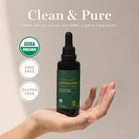 Thumbnail for Global Healing Center - Organic Ashwagandha Supplements Drops - KSM-66 Ashwagandha Extra Strength for Men & Women, Helps Promote Relief from Stress, Mood Support, Organic (2 Fl Oz)