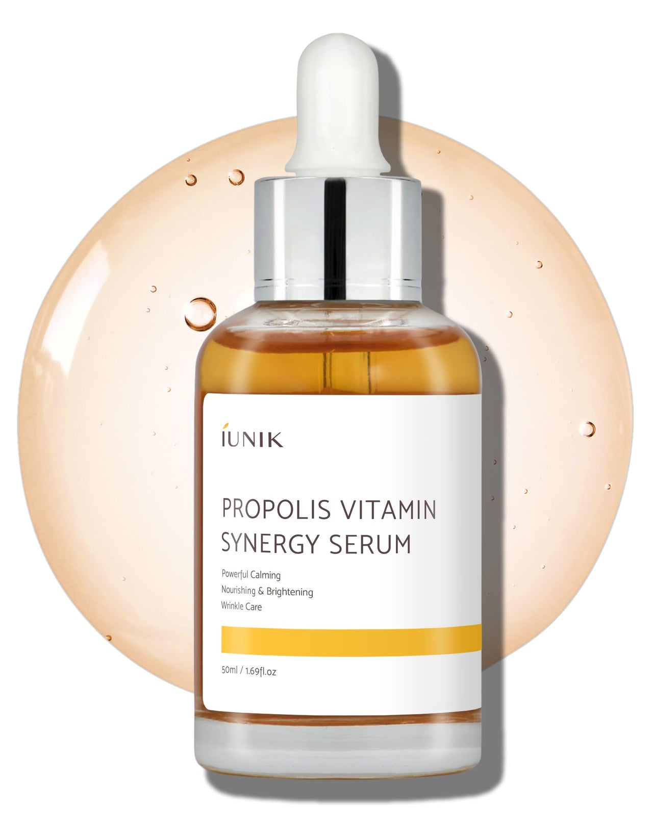 IUNIK Propolis 70% Vitamins 17% Synergy Serum - Centella Asiatica Calming Soothing Deep Nourishing for Dry Dull Spot Hyperpigmentation Sensitive Acne-prone Skin No Pore Clogging Korean Skincare