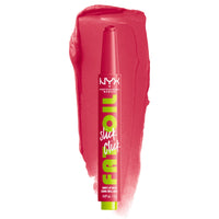 Thumbnail for NYX PROFESSIONAL MAKEUP Fat Oil Slick Click, Lightweight, Buildable, Pigmented Vegan Lip Balm - Double Tap