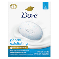 Thumbnail for Dove Beauty Bar Soap 8 Bars Gentle Exfoliating, for Soft, Smooth Skin, Gently Renews Skin 3.75 oz