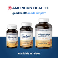 Thumbnail for American Health Products Super Papaya Enzyme Plus 360 Tablets