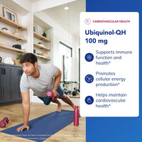 Thumbnail for Pure Encapsulations Ubiquinol-QH - 100 mg CoQ10 - Supports Energy Metabolism & Heart Health* - Coenzyme Antioxidants Supplement - Non-GMO - 60 Softgel Capsules