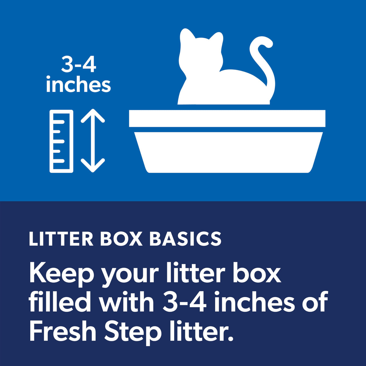 Fresh Step Clean Paws Cat Litter With Febreze Freshness, Multi-Cat Low-Tracking Clumping Litter With Guaranteed Odor Control, 22.5 lb. Box