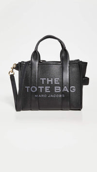 Thumbnail for Marc Jacobs Women's The Leather Small Tote Bag, Black, One Size