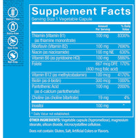 Thumbnail for The Vitamin Shoppe B-Complex 100 - Complete B Vitamin Formula | Energy Metabolism & Nervous System | 300 Veggie Caps | High Potency
