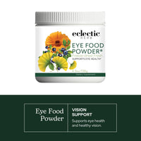 Thumbnail for Eclectic Herb - Eye Food Powder | Vision Support, Superfood Vitamin and Mineral Supplement | Supports Eye Health | Bilberry + Ginkgo | Freeze Dried, Organic, Vegan, Non-GMO (4.9 oz | 138 g)