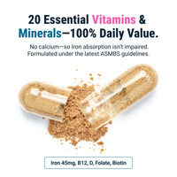 Thumbnail for BariatricPal Multivitamin ONE 1 per Day! Bariatric Multivitamin Capsule with 45 mg of Iron | Easy to Swallow Capsule | Vitamin for Bariatric Surgery Patients | 30 Count (1 Month Supply)