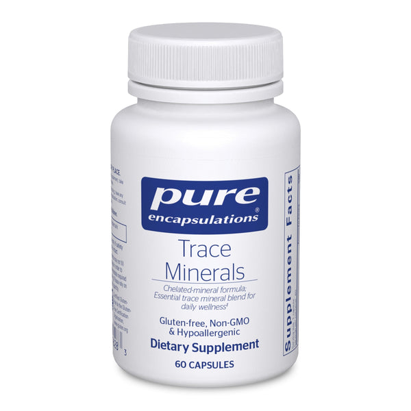 Pure Encapsulations Trace Minerals - Multimineral Supplement - Mineral Supplement - Supports Metabolism & Cellular Function* - Gluten Free & Vegan - 60 Capsules