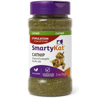 Thumbnail for SmartyKat Natural Catnip Canister, 100% Natural Cat Nip for Cats, Premium Dried Catnip for Indoor Cats, Positive Training Aid for Play and Exercise, Resealable Shaker Bottle, 2 Ounces