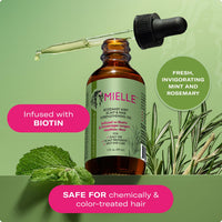 Thumbnail for Mielle Organics Rosemary & Mint Hair Oil - Strengthening Biotin Oil Infused Frizzy & Damaged Hair Care - Split Ends & Dry Scalp Treatment to Support Longer, Healthier Strands, 2 Ounce