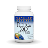 Thumbnail for Planetary Herbals Triphala Gold 550mg Cleanser & Tonifier Extra Strength Ayurvedic - 120 Veggi Caps
