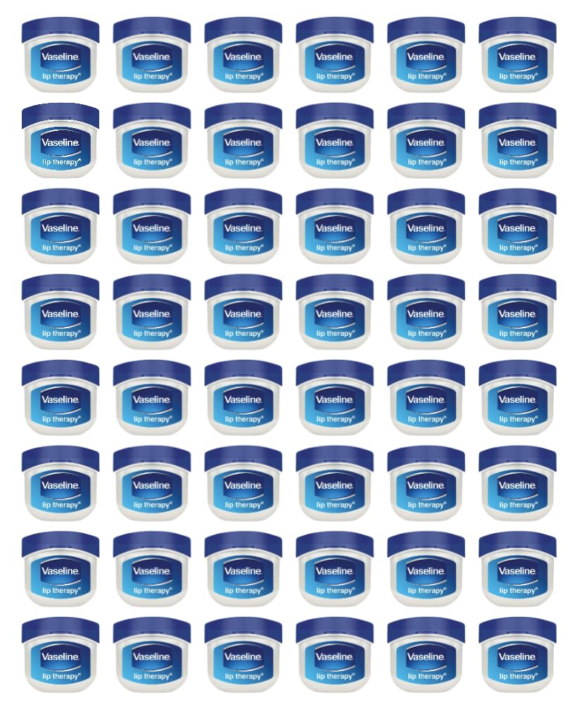 Vaseline Original Pure Skin Jelly, .25 Ounces, Counter Display (48 Pieces)