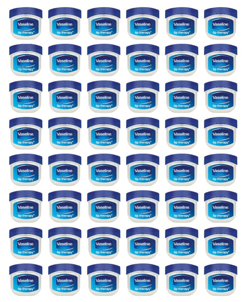 Vaseline Original Pure Skin Jelly, .25 Ounces, Counter Display (48 Pieces)