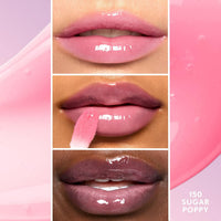 Thumbnail for COVERGIRL Clean Fresh Yummy Lip Gloss, Sheer, Natural Scents, Vegan Formula - 150 Sugar Poppy, 0.33 fl oz