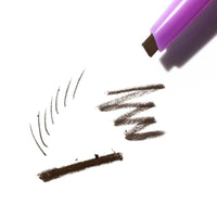 Thumbnail for Kosas Brow Pop - Longwear Eyebrow Makeup, Dual-Sided Defining Pencil with Castor Oil for Soft, Natural Look of Real Hair - Dark Brown