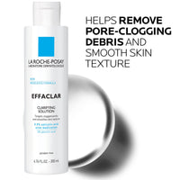 Thumbnail for La Roche-Posay Effaclar Clarifying Solution Acne Toner with Salicylic Acid and Glycolic Acid, Pore Refining Oily Skin Toner, Gentle Exfoliant to Unclog Pores and Remove Dead Skin Cells