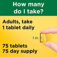 Thumbnail for Nature Made Stress B Complex with Vitamin C and Zinc, B Complex Vitamins for Women and Men, Immune Support, 75 Tablets, 75 Day Supply