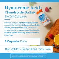 Thumbnail for Doctor's Best Hyaluronic Acid with Chondroitin Sulfate, Featuring BioCell Collagen, Non-GMO, Gluten Free, Soy Free, Joint Support, 180 Count (Pack of 1)