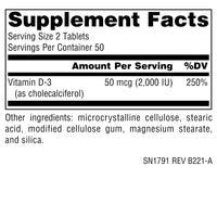 Thumbnail for Source Naturals Vitamin D-3 1000 iu Supports Bone & Immune Health* - 100 Tablets