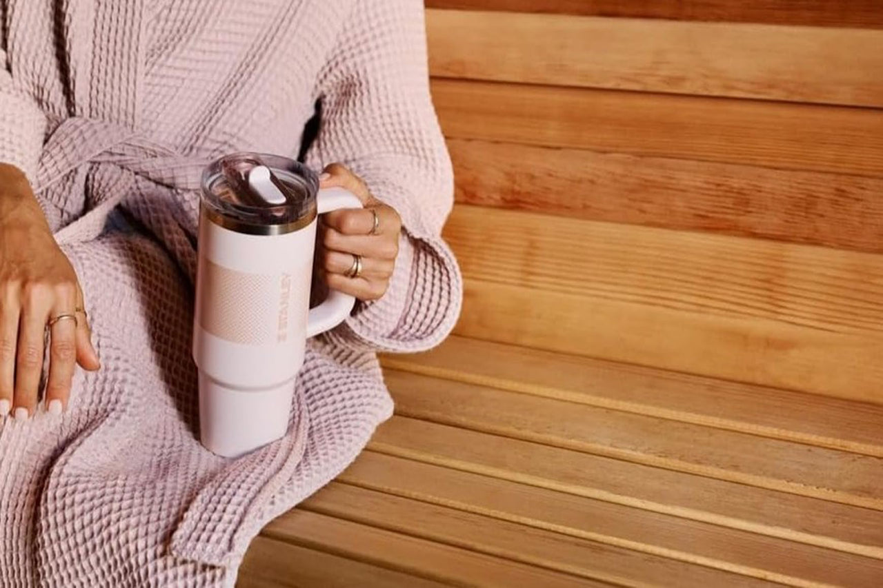 STANLEY Quencher ProTour Flip Straw Tumbler with Leakproof Lid 30 oz | Built-in Straw and Handle | Cup Holder Compatible for Travel | insulated Stainless Steel Cup | BPA-Free | Rose Quartz