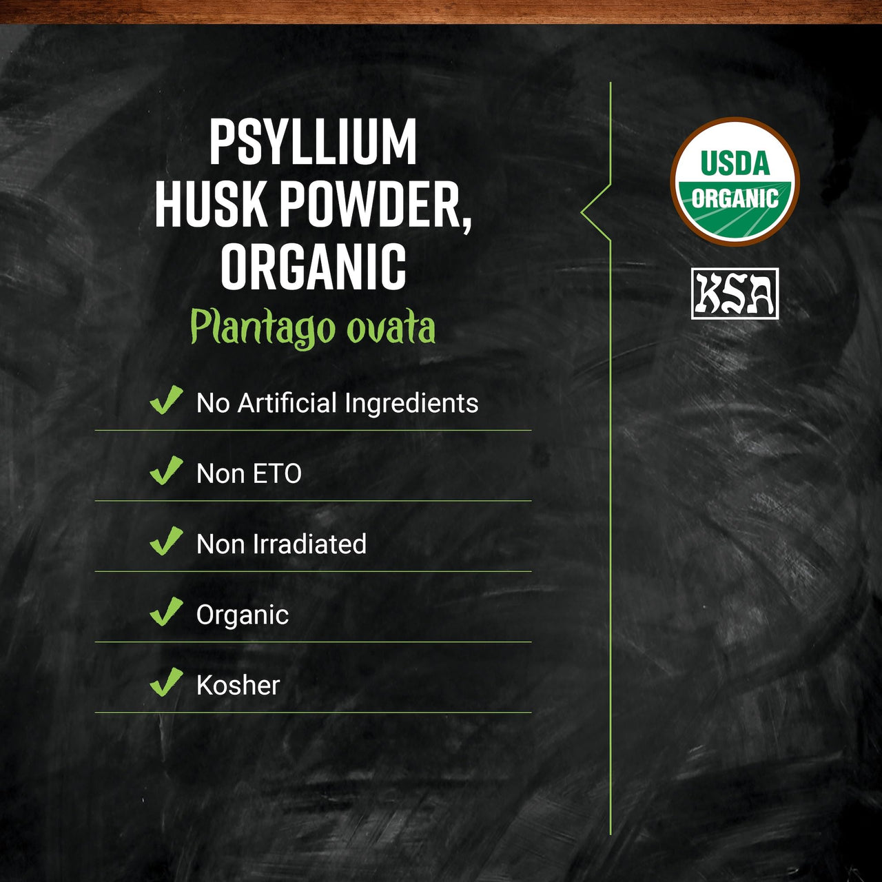 Frontier Co-op Organic Psyllium Husk Powder 1lb